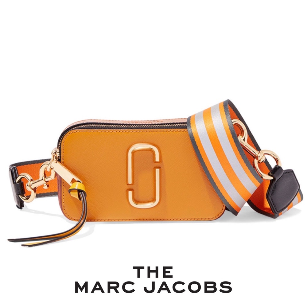 Marc Jacobs Golden Poppy Snapshot Crossbody EUC